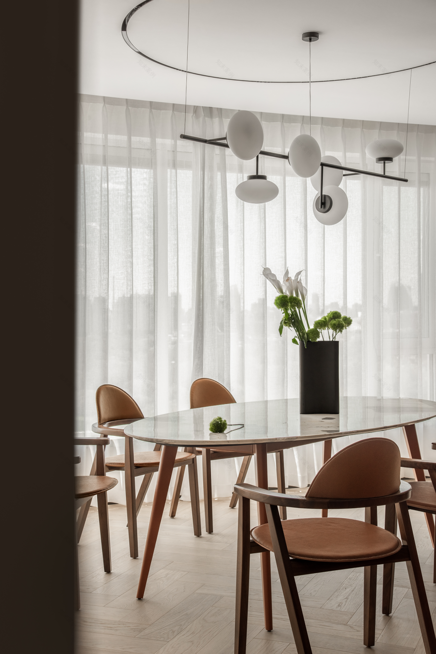 首发 . 孙谱淳|北京 358㎡ 天际大平层!【环球设计2992期】-40