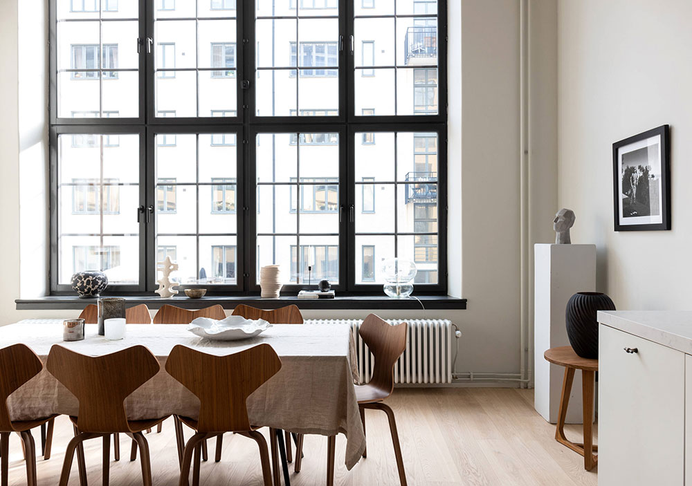 斯德哥尔摩工业风复式公寓设计-4