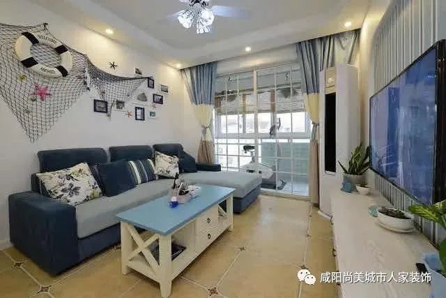 76 平地中海风格两居室 | 清新幸福,浪漫居家-9