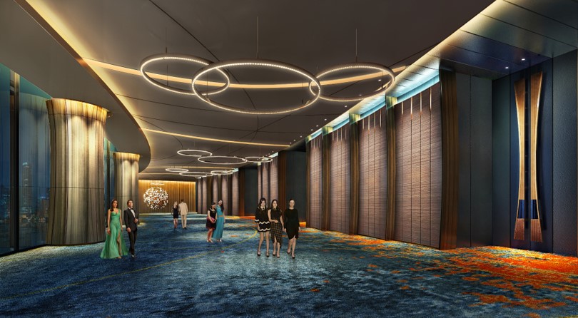 山东日照喜来登大酒店室内外灯光设计方案丨中国日照-18