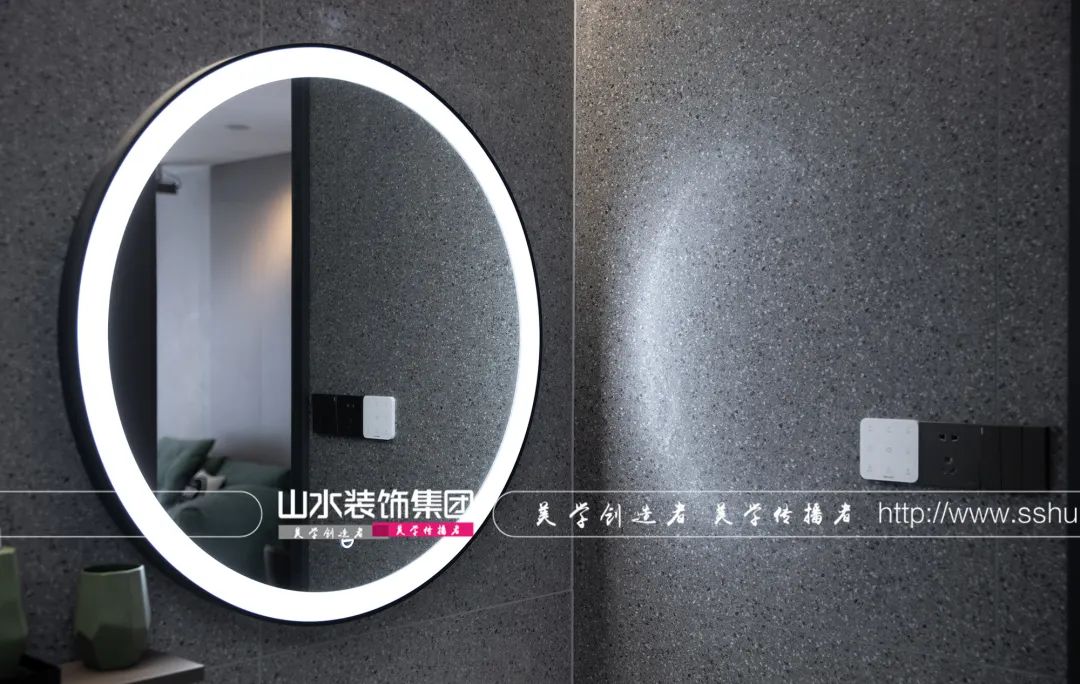 赛博朋克山水 S200 样板间丨山水空间装饰-58