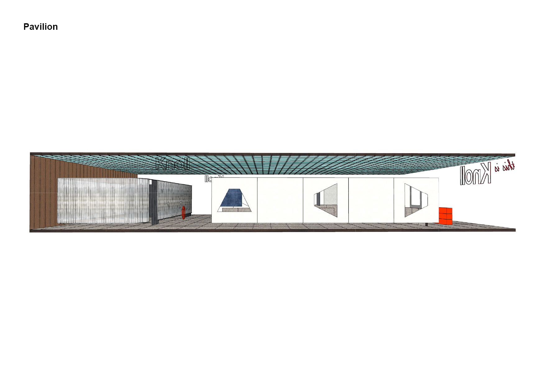 2018 米兰 Knoll 展馆 | 致敬布兰库西，模块化吊顶的现代演绎-17