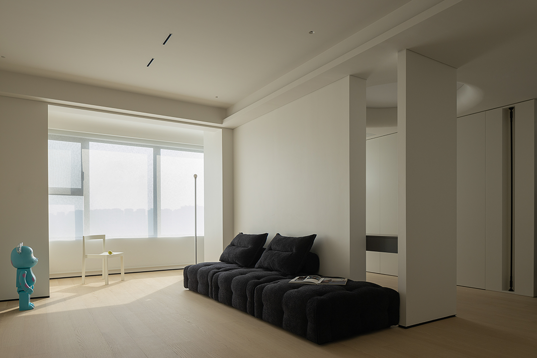 《未染》江苏99平精装改造丨中国盐城丨南舍空间设计-2