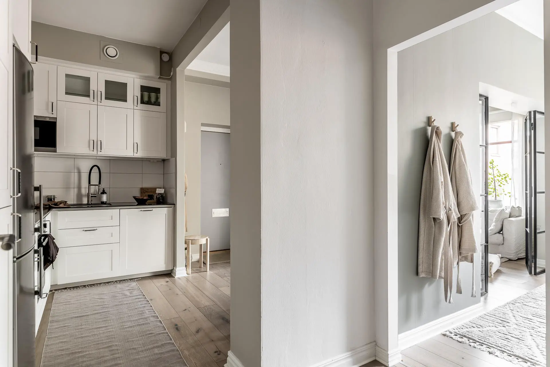 优雅温馨的 44m2 瑞典公寓设计-13