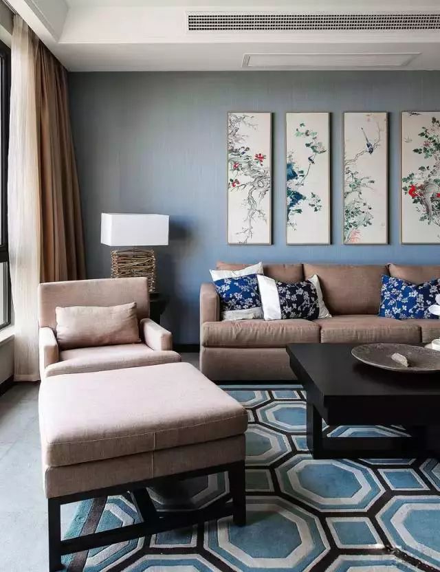 接地气！190平现代中式，花园阳台真的很漂亮！-14