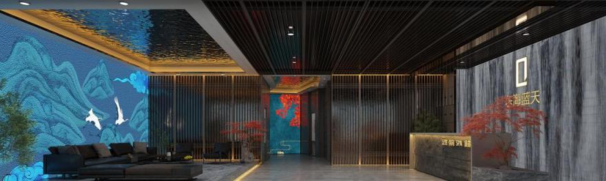 东海蓝天 · 融合自然元素的现代室内设计-0