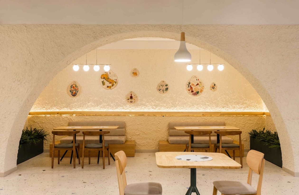 意大利餐厅设计 既舒适又有生活的乐趣-5