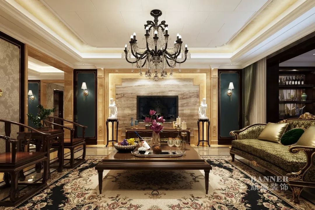 陈蕊曦打造 170㎡欧式温馨住宅 | 色界与生活的完美融合-13