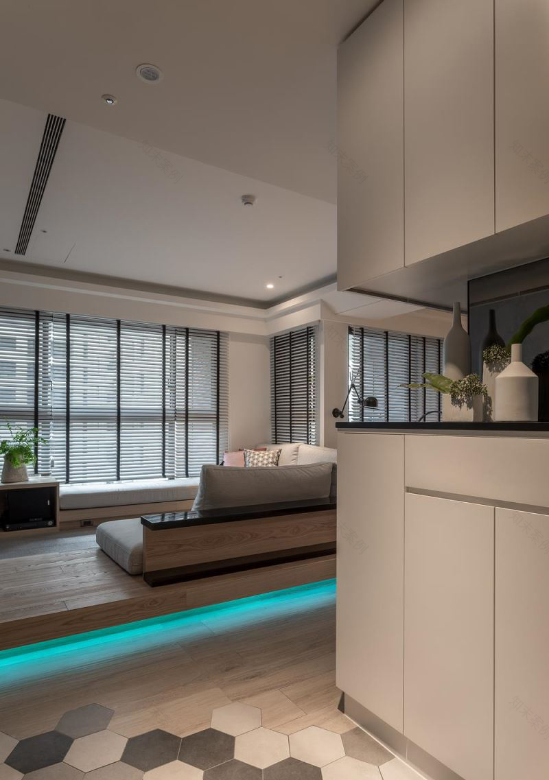 现代风格 115㎡新婚宅,格局调整与多元媒材的巧妙融合-6