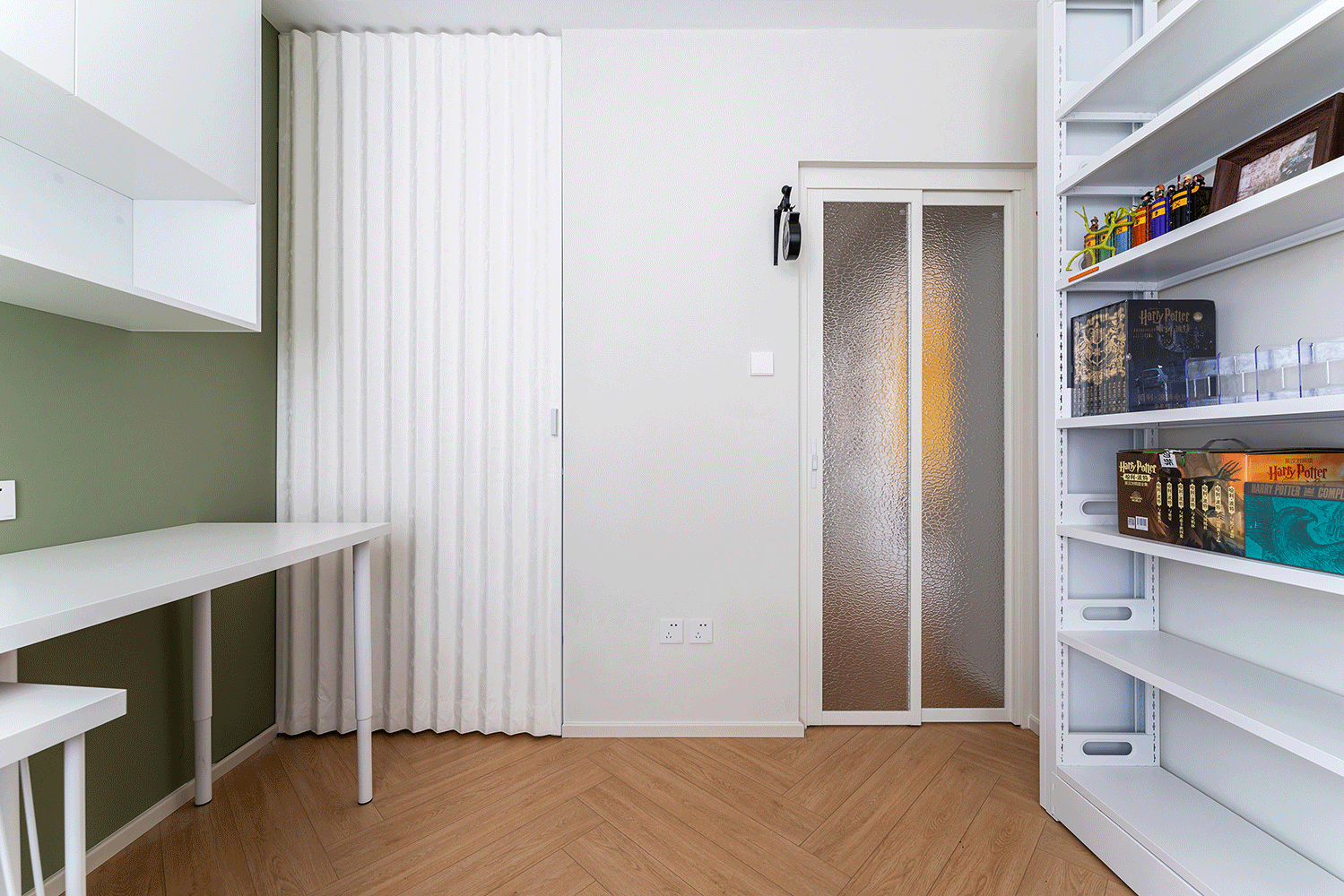 70㎡柠檬黄+墨绿奶油风甜蜜双人居丨中国北京丨久栖设计-58