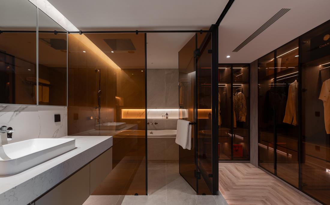 现代轻奢风新房装修项目-49