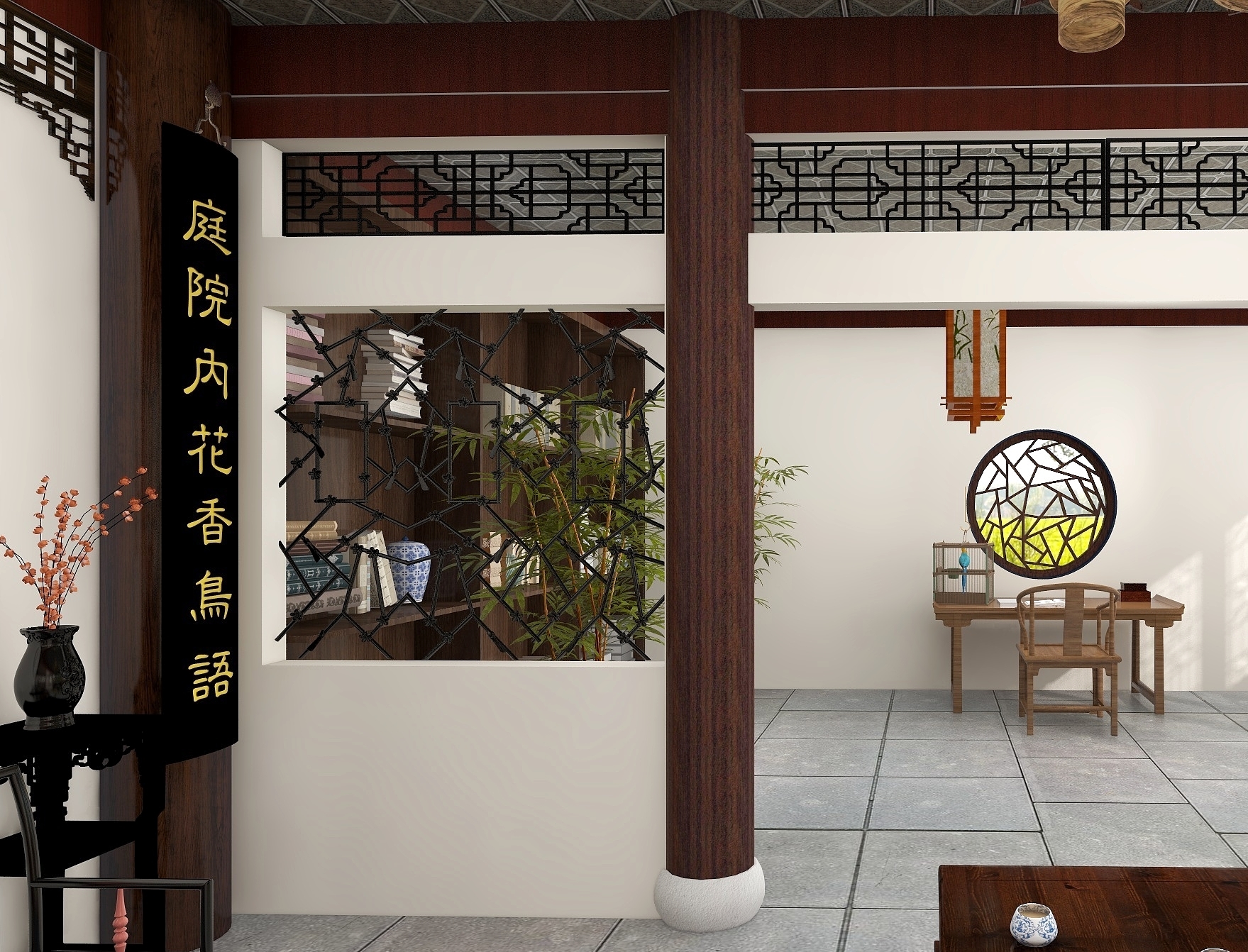 林黛玉潇湘馆场景复原-2