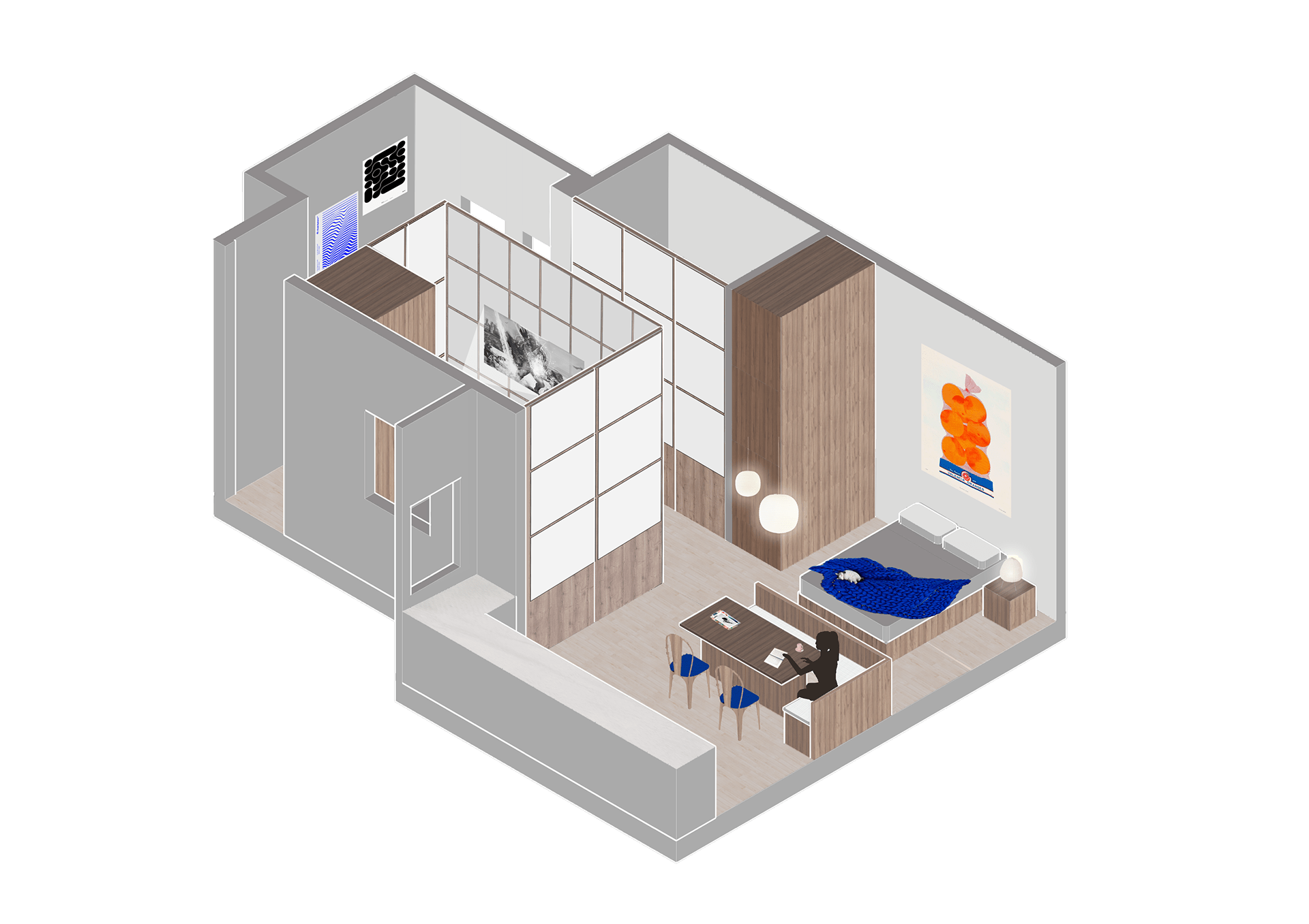 分散式住宅(注:Casa Difusa在意大利语中有分散式住宅的意思,它通常指一种分散布局的居住模式 ) -10