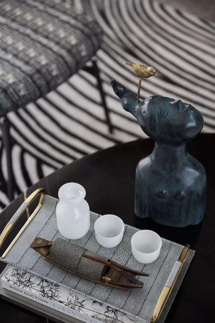 绍兴诸暨 430㎡现代东方气质合院样板房-31