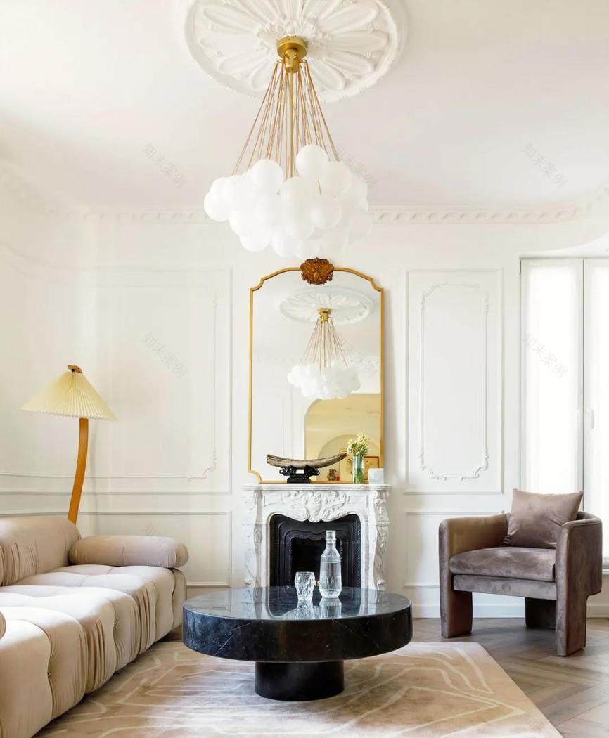 法式旋转楼梯公寓-14