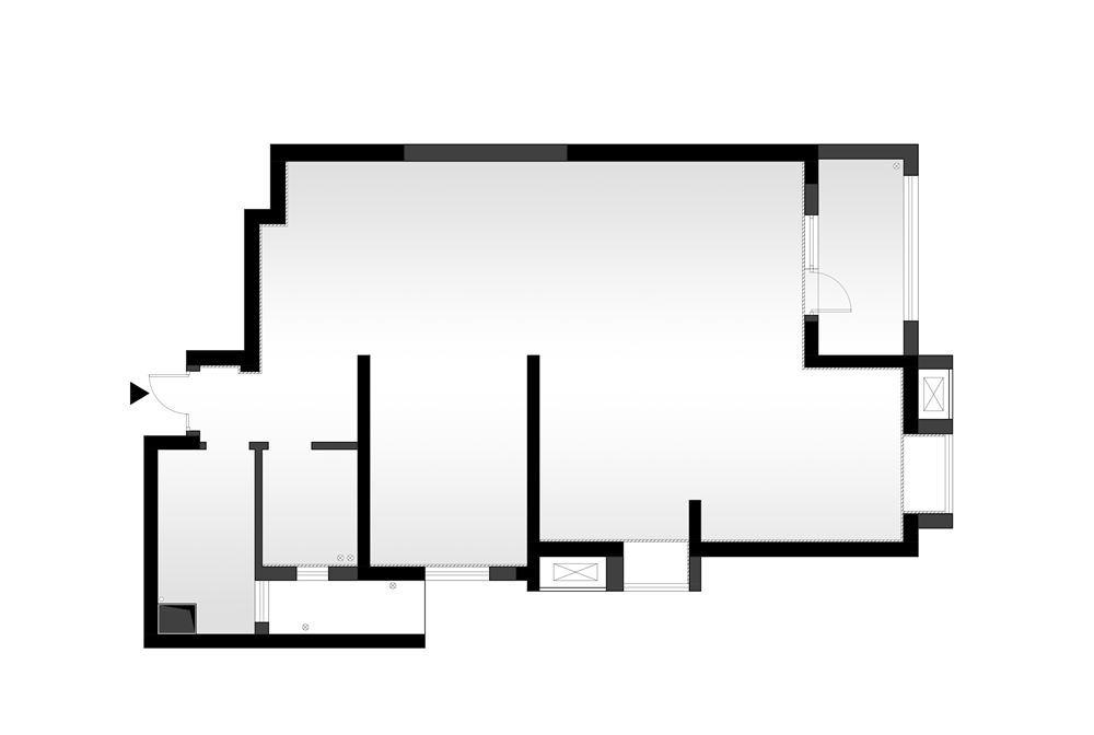 无主灯设计客厅，品味轻复古沙发与西厨空间-35