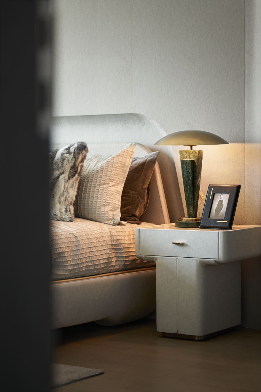 金茂(武汉)滨江金茂府245户型样板房丨中国武汉丨千墨设计-18