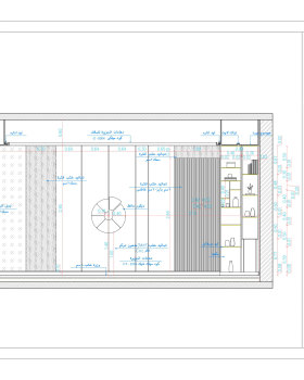 Shop drawing of Men Majlis in KSA