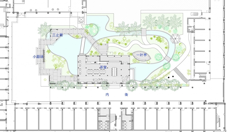 成都侠客岛花园岛庭院 · 回廊串联的公共空间-59