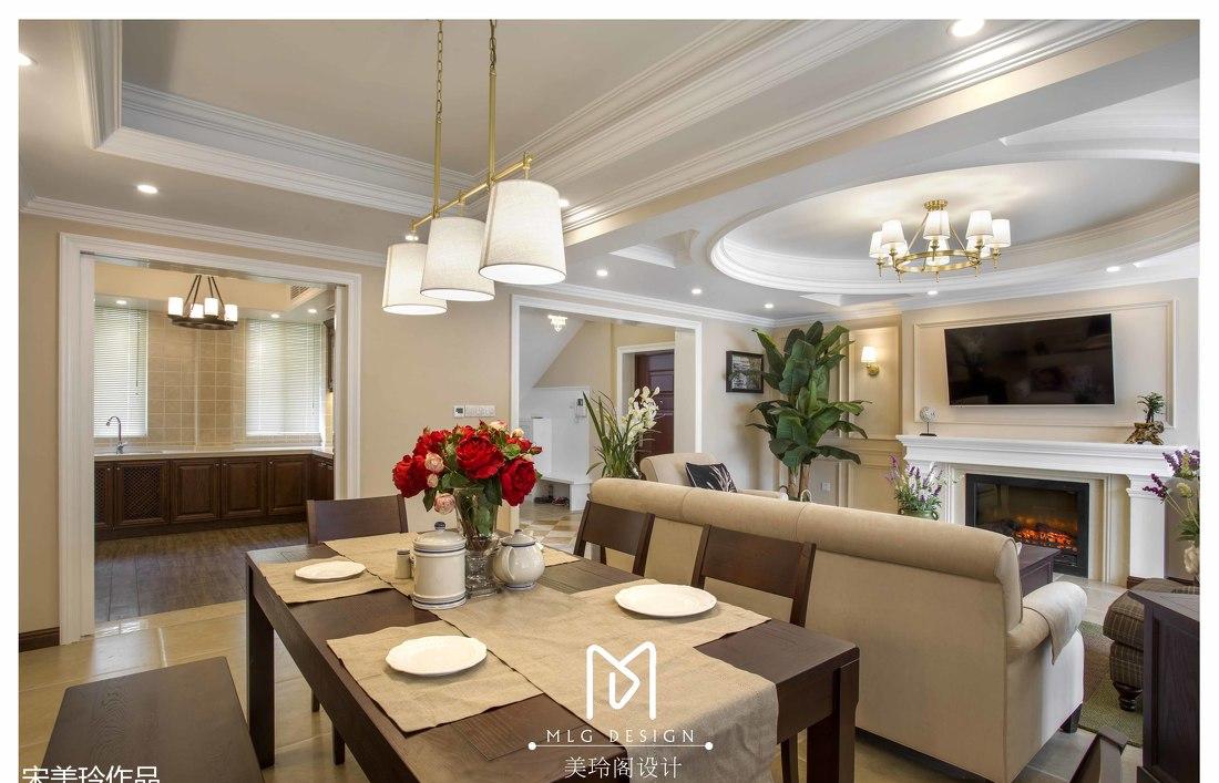 MLG美龄阁设计事务所丨别墅丨MLG美龄阁原创设计--美式温馨-温暖时-13
