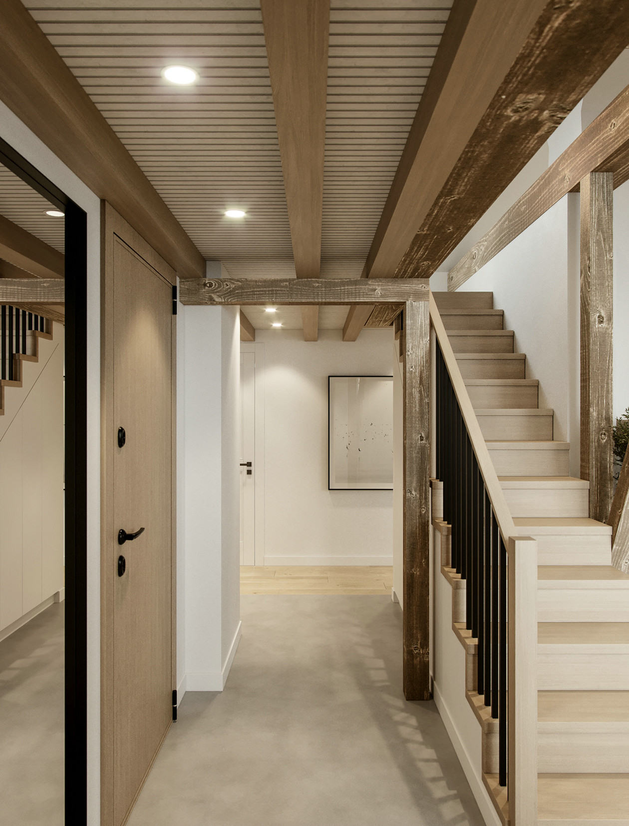 原木风公寓设计 用自然元素打造温暖舒适的空间-0