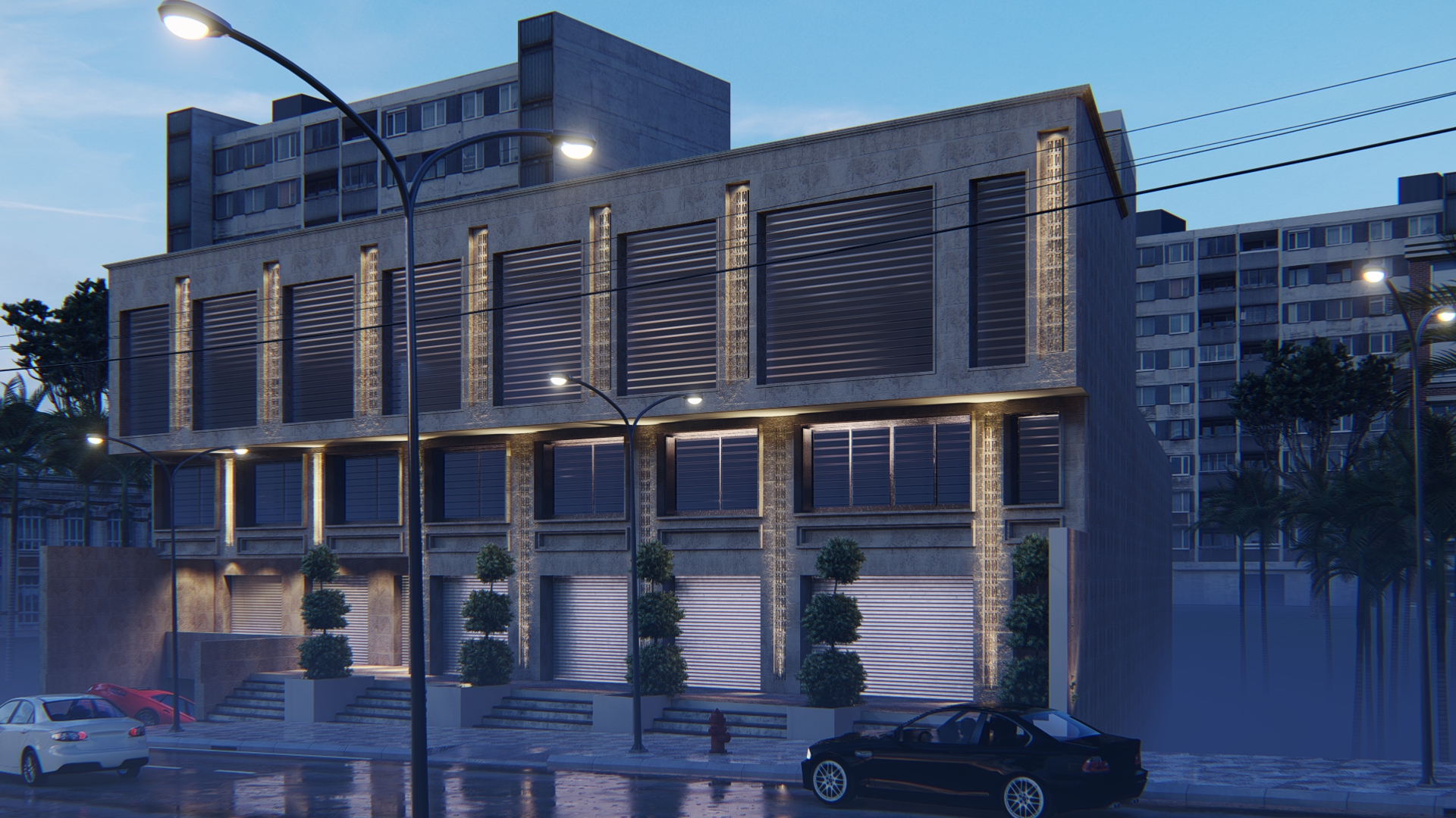 立面设计丨Vray-7