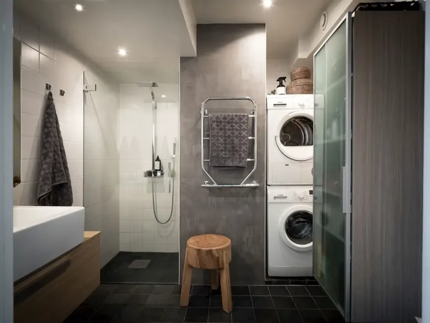 自然色彩的瑞典 duplex 公寓设计-15