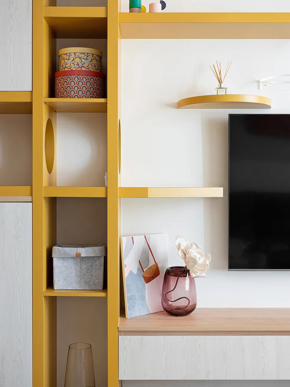 活力童趣的三口之家 · 色彩鲜明的 105㎡舒适住宅设计-16