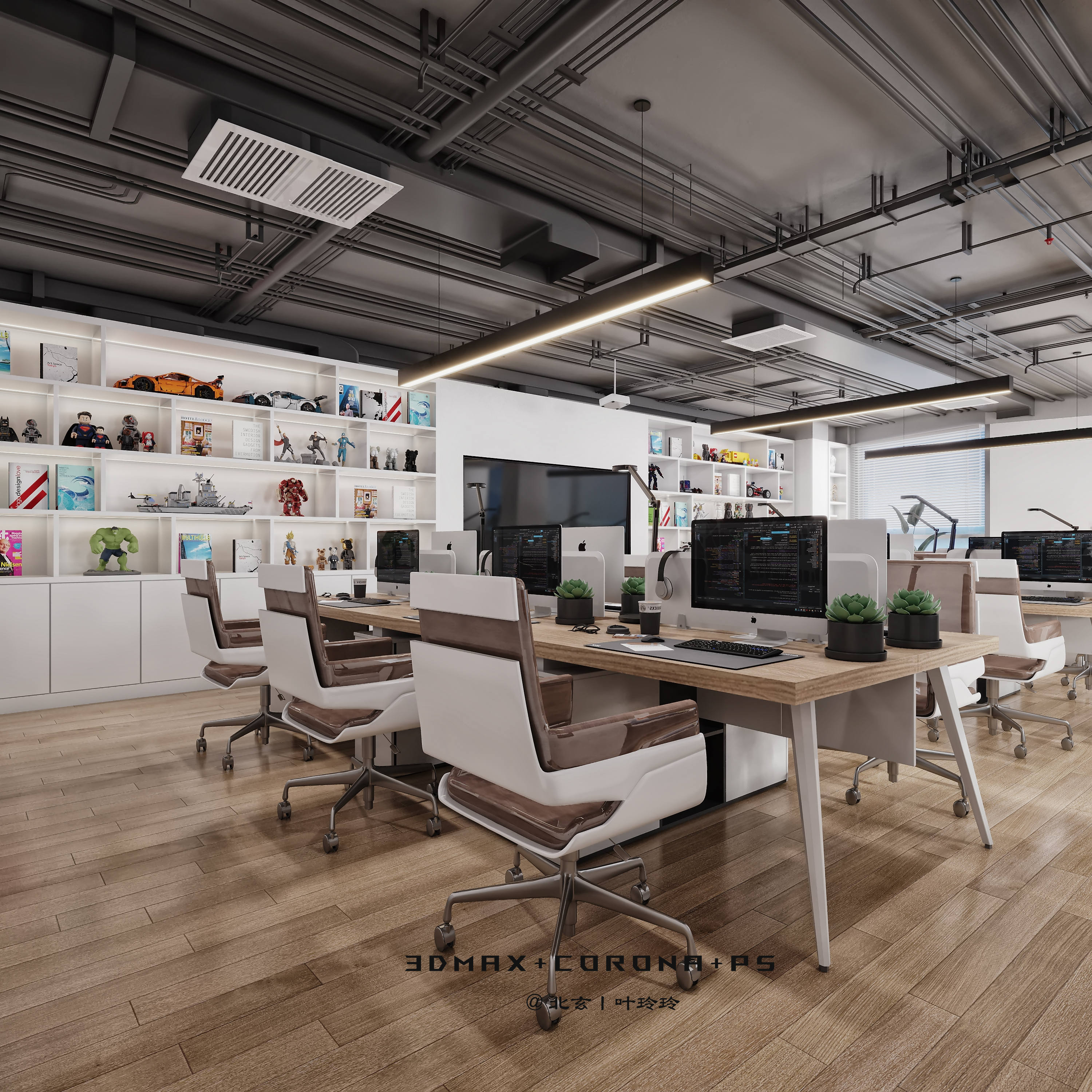 传媒公司办公室 | 搭建美妙的人文结构-5