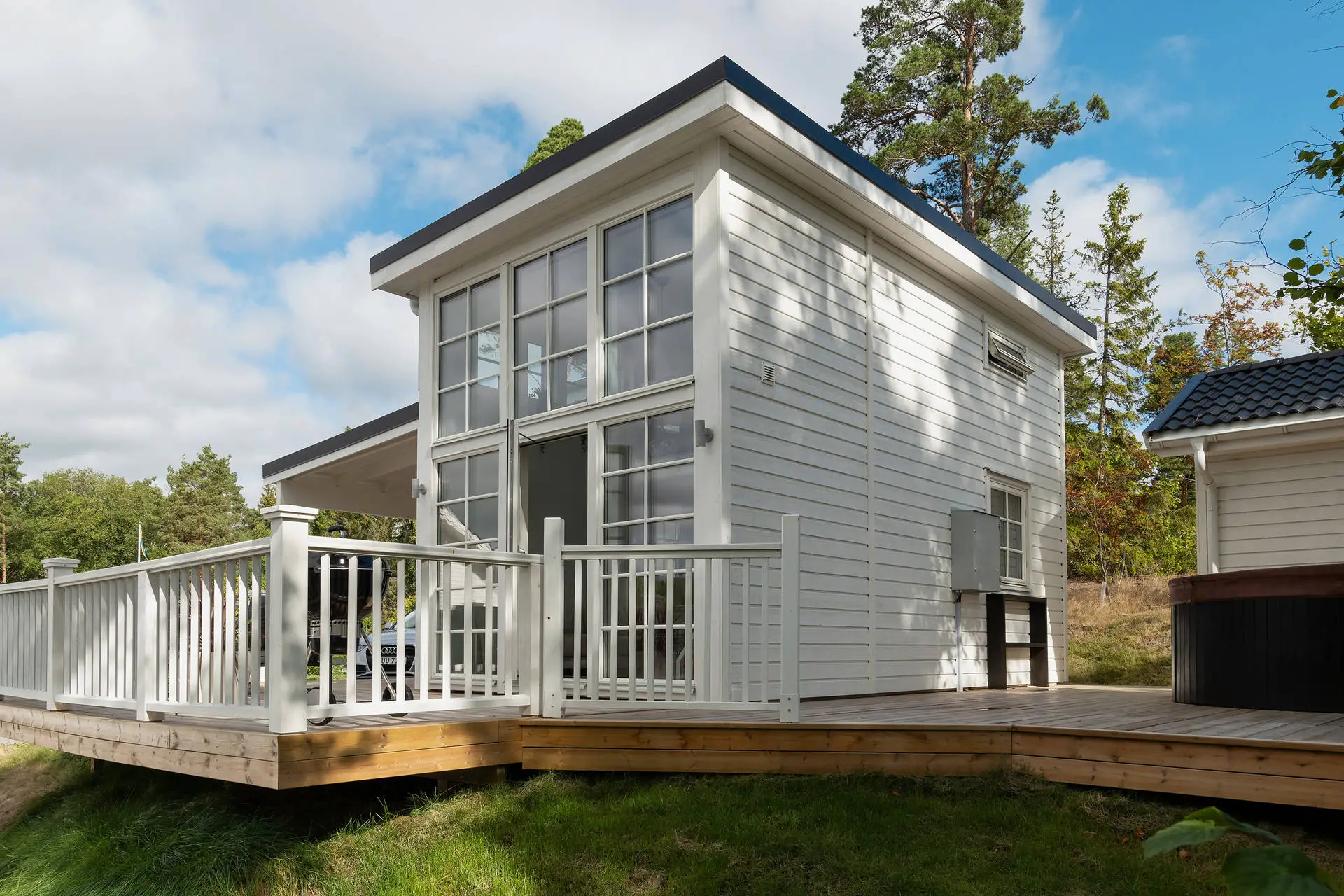 瑞典郊区 33 平米新英格兰风格迷你小屋-1