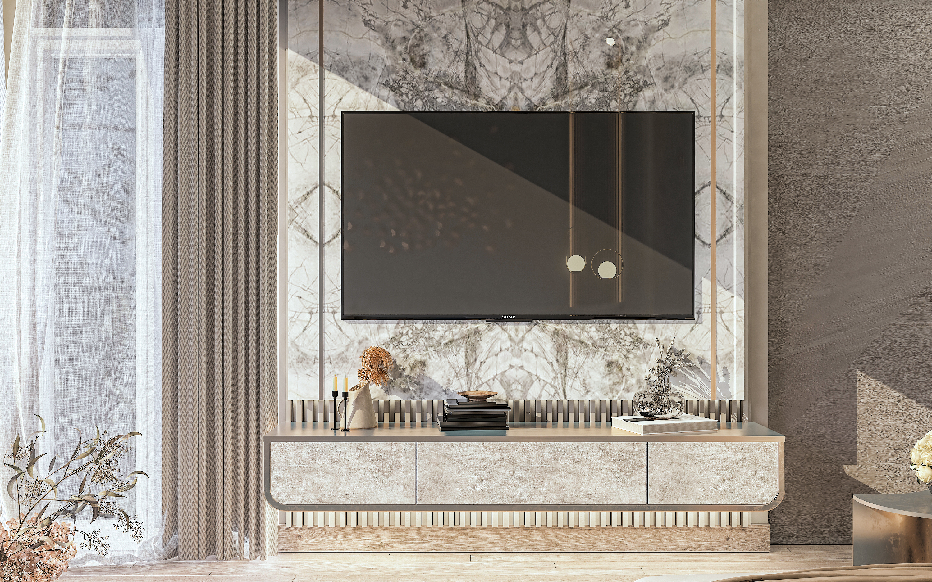 Master Bedroom & Living-9