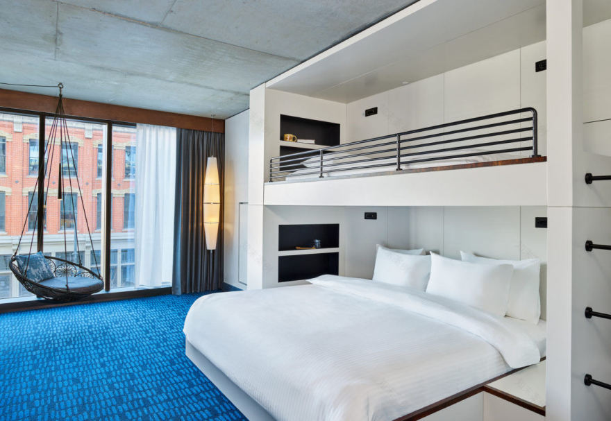 丹佛市中心工业风酒店 The Maven Hotel-15