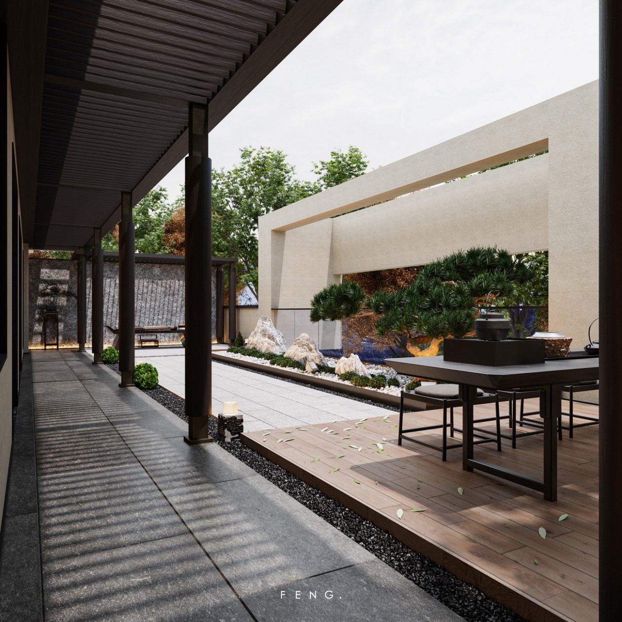 现代中式·总裁府邸 · 卓越海畔山复式样板房丨中国中山丨锋 FENG.-55