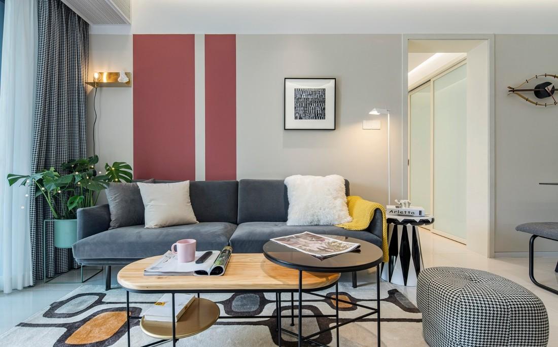 深漂女孩的梦幻家园 | 色彩缤纷的多功能空间设计-8