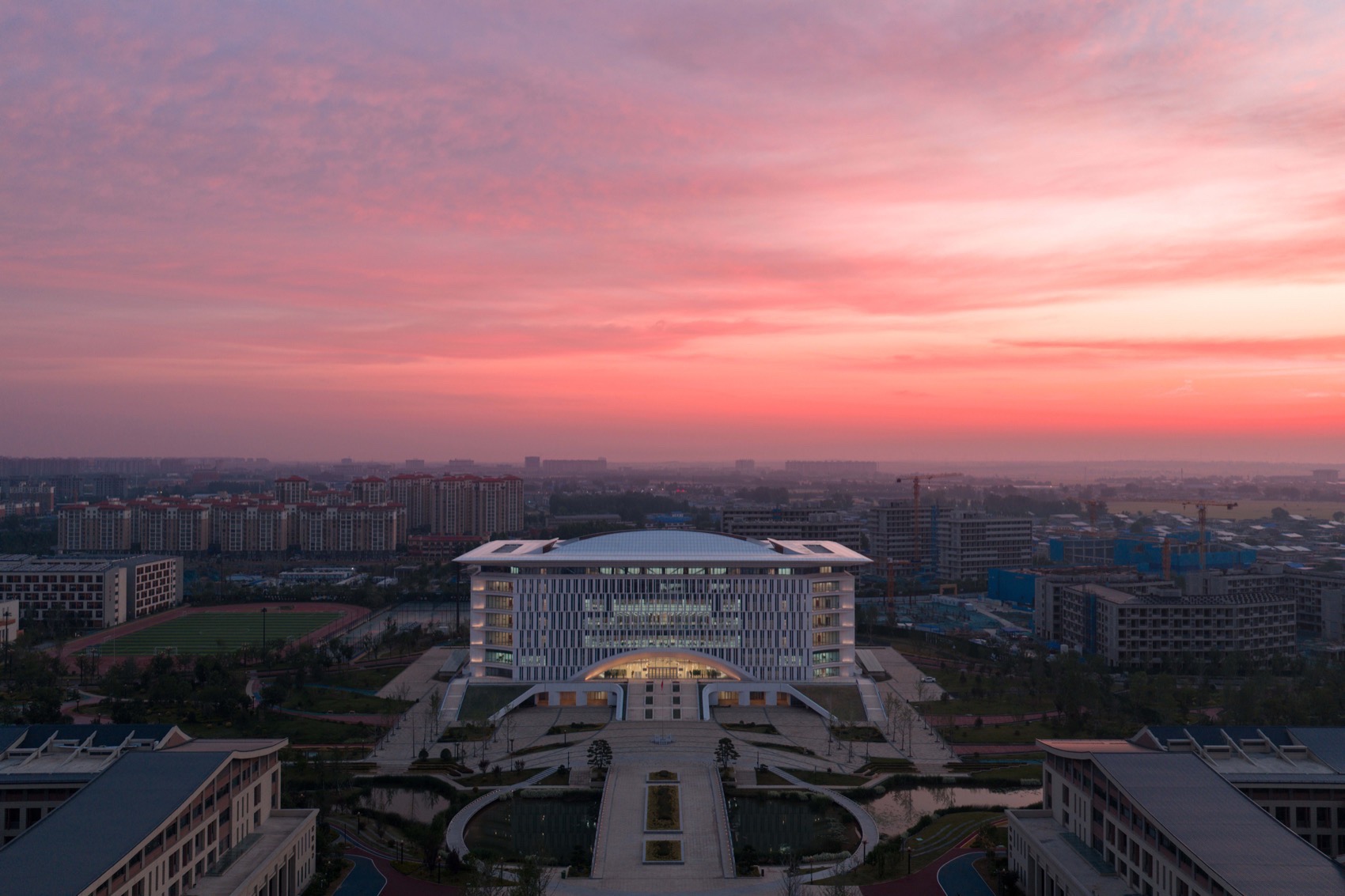 河南信息科技学院图书馆丨中国鹤壁丨同济大学建筑设计研究院（集团）有限公司 四时方院-13