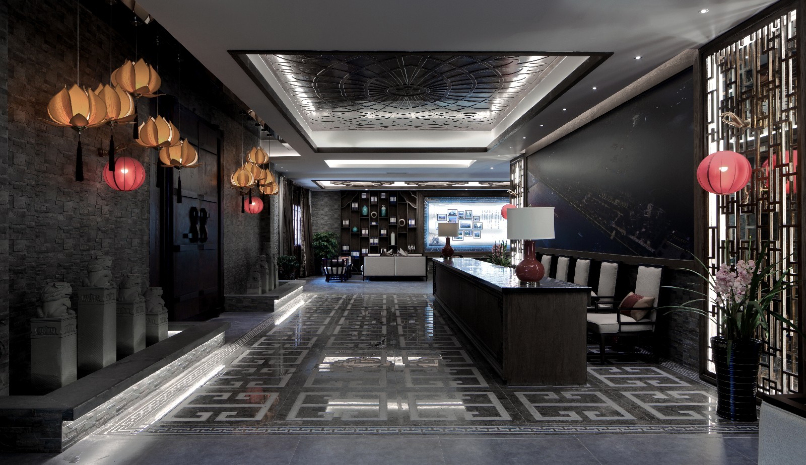 丰都古城·新中式售楼处  重庆宗灏装饰设计-0