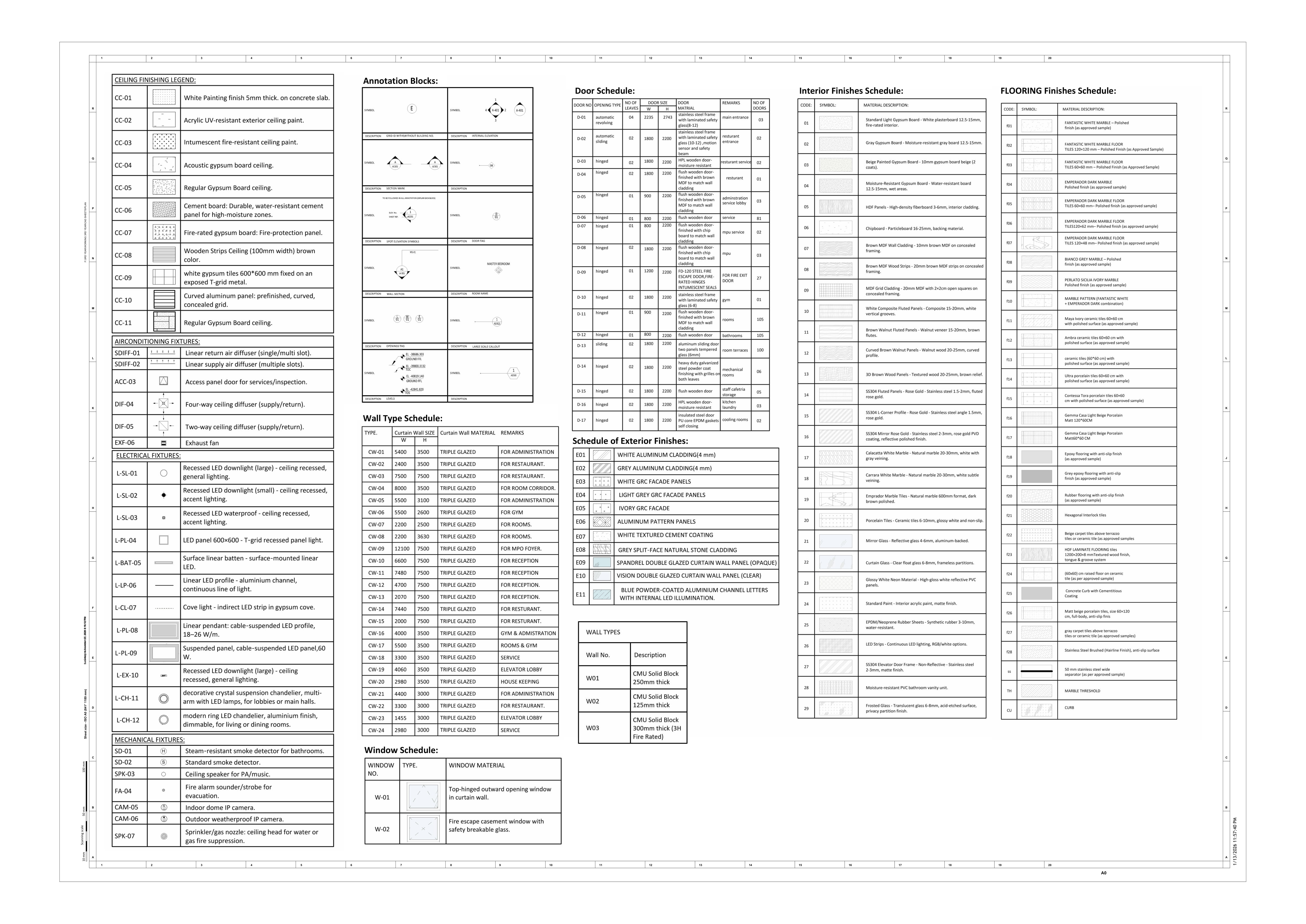 Blue Hotel | 3-Star Hotel Working Drawings-5