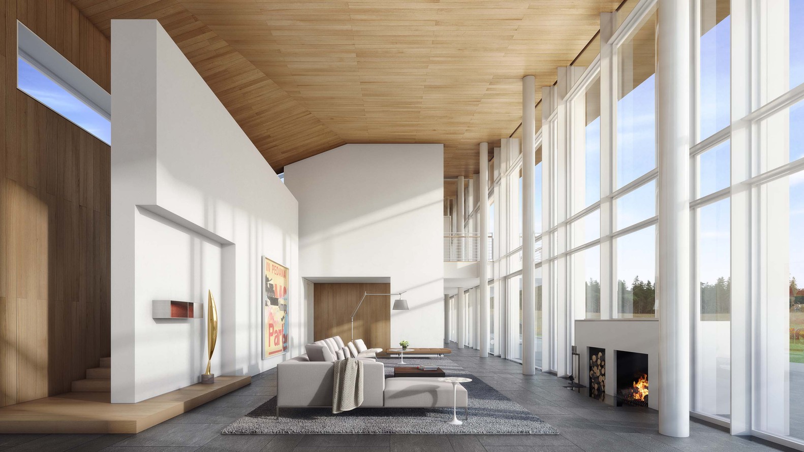 Richard Meier - Partners Designs Two Villas for Ground-64