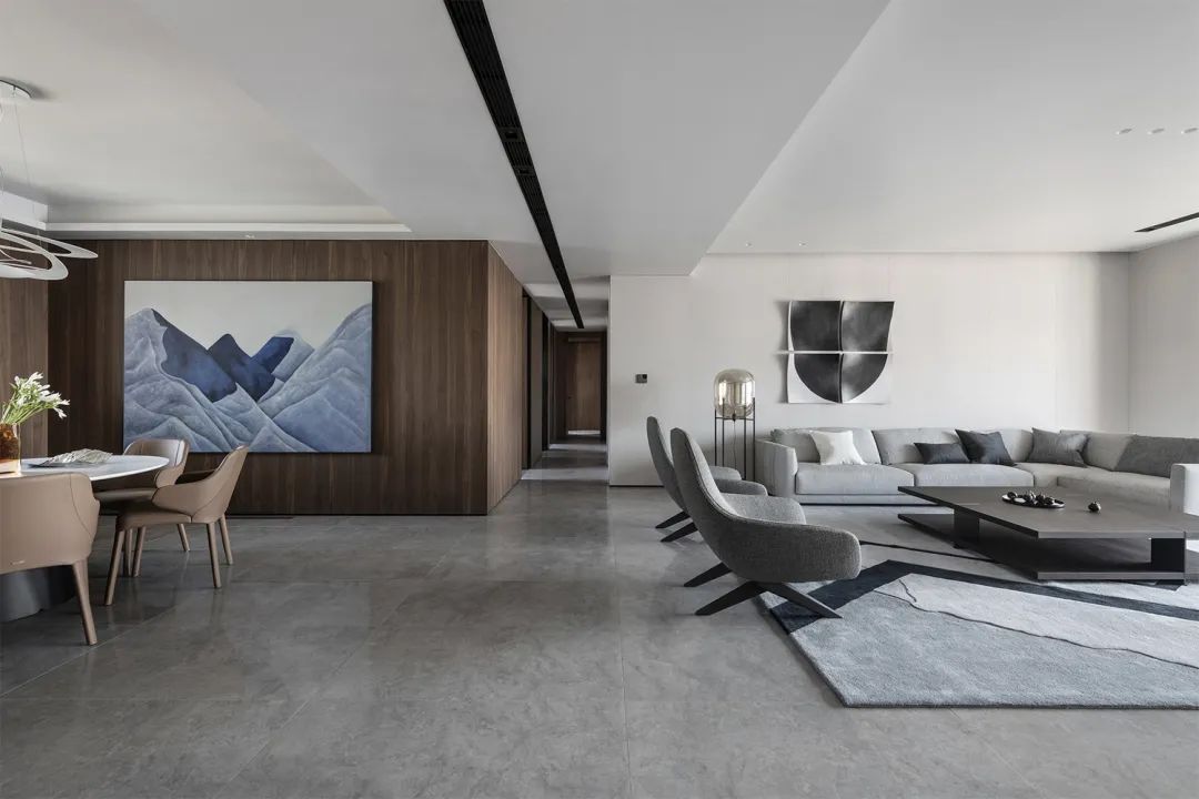 纯粹大宅 | 石木交织的白黑世界-16