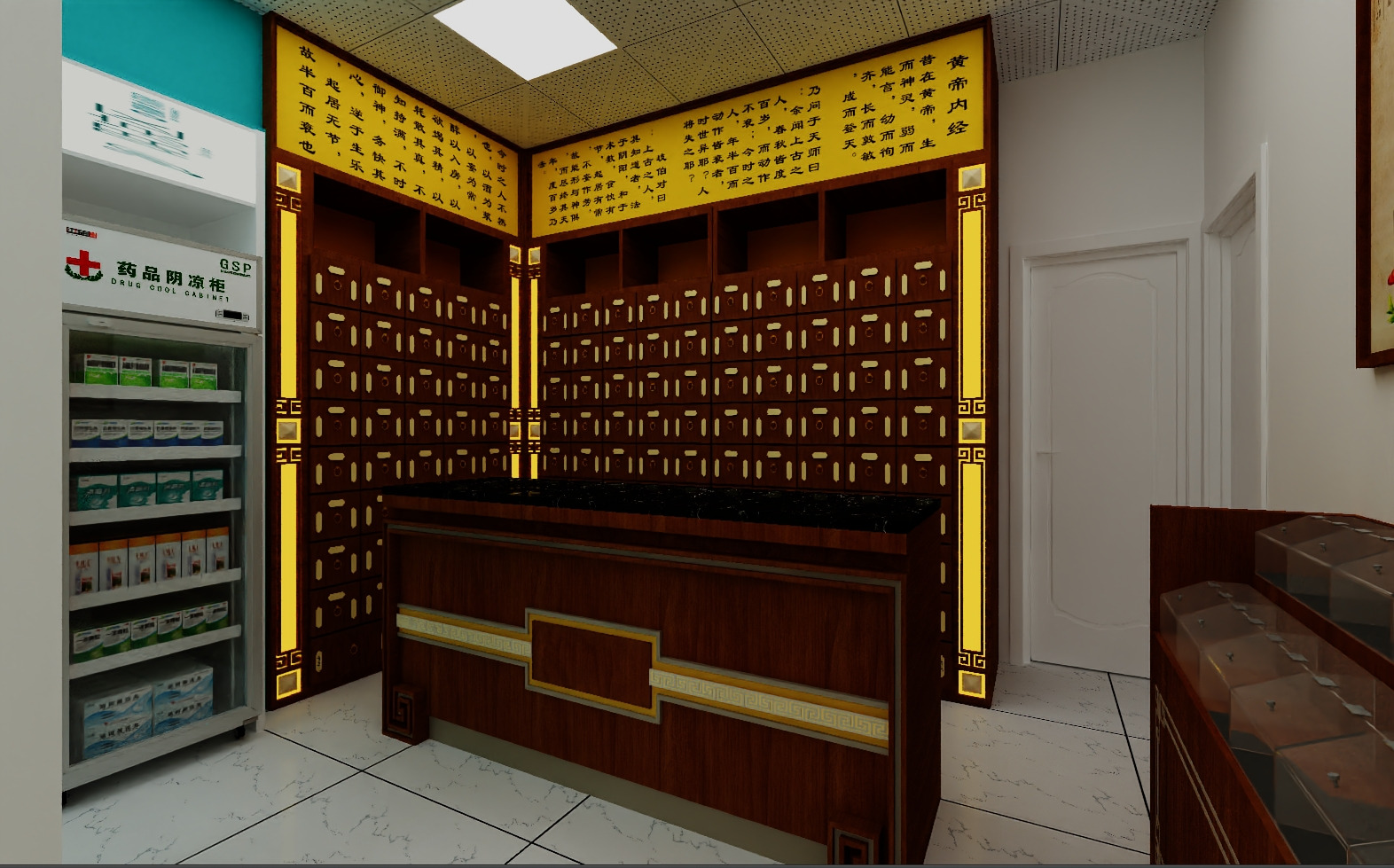 Pharmacy model药店-5