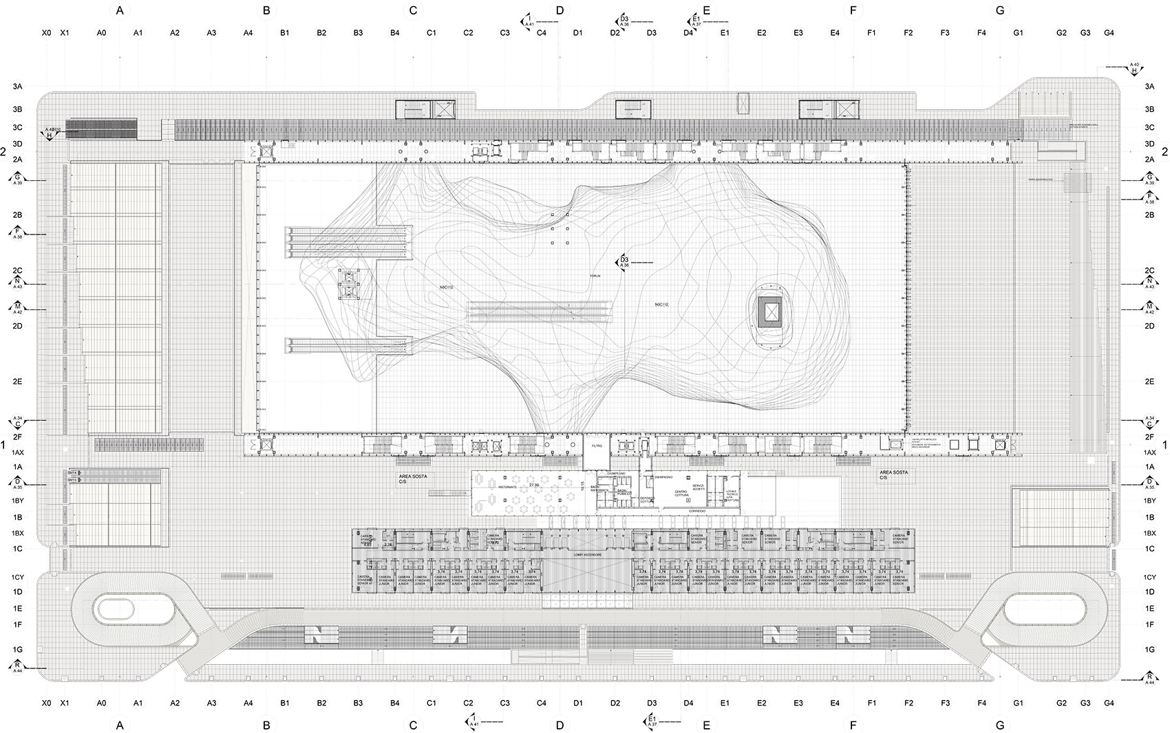 新罗马EUR会议中心和酒店 & “云” / FUKSAS-83