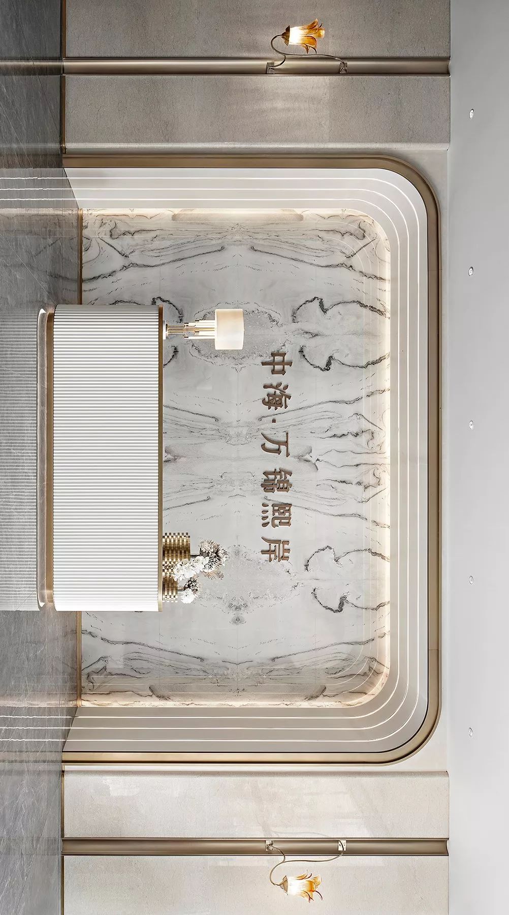 成都中海•万锦熙岸售楼部 | 云淡风轻的优雅空间-8