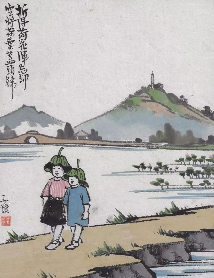 丰子恺艺术中心 | 以“荷”为意象,讲述纯真、高洁、飘逸的故事-7