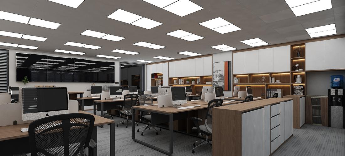 南沙区口岸大厦华盟写字楼办公室设计-14