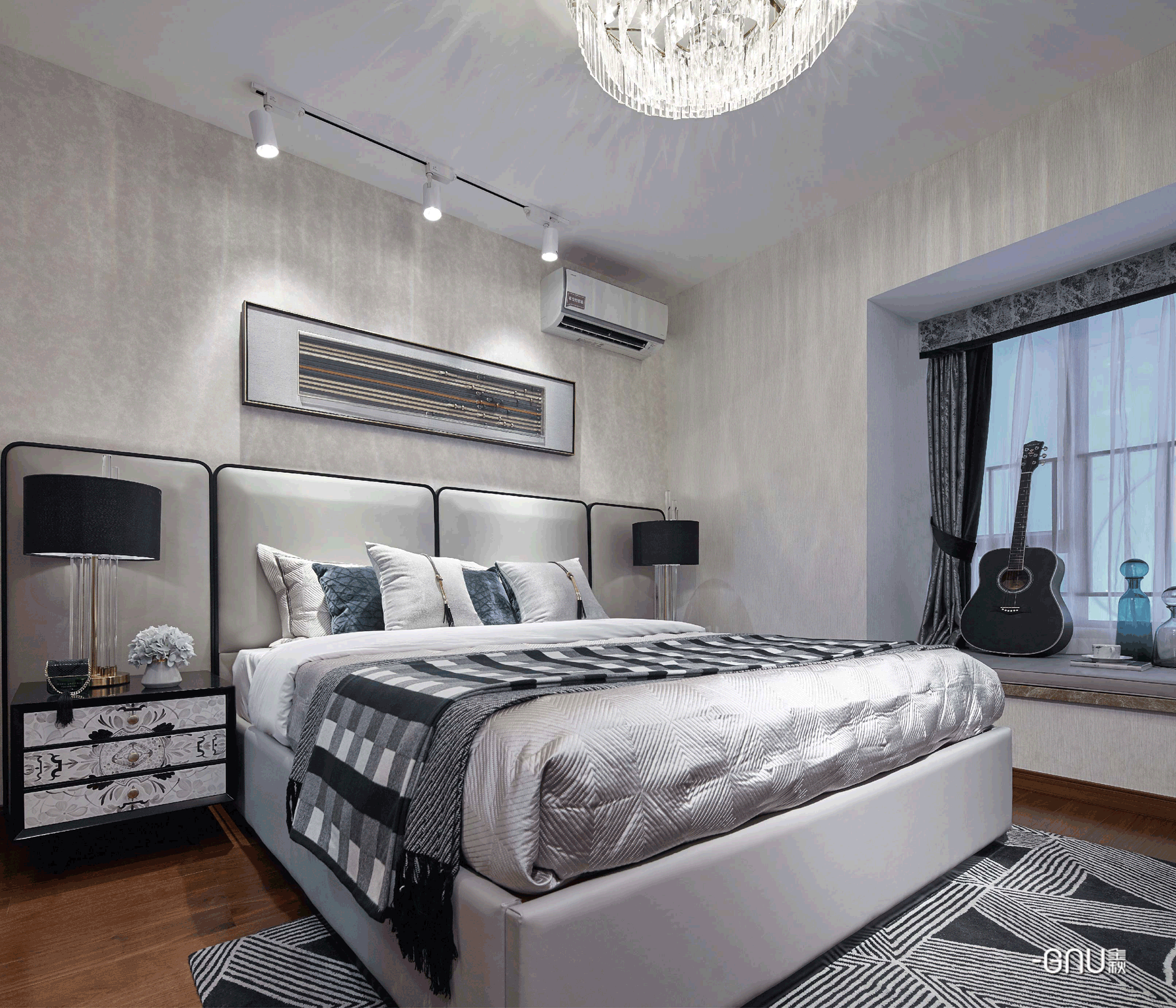 GNU金秋软装：中山万科城 | 轻轻奢华，诗意安居-19