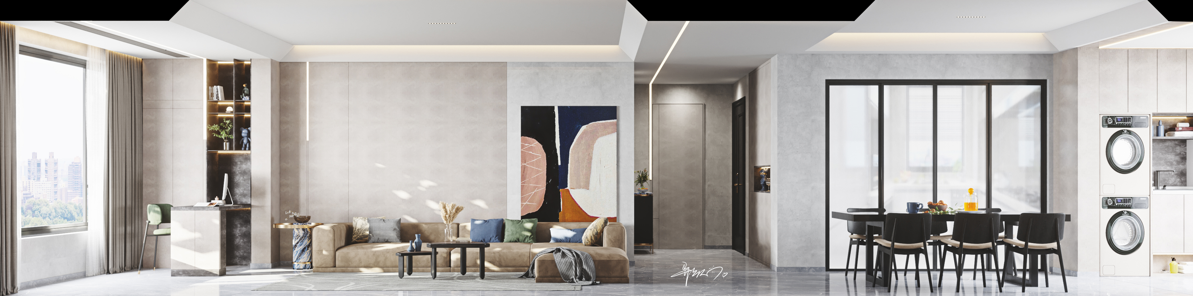 简约现代风酒店客房设计丨知名设计师-10