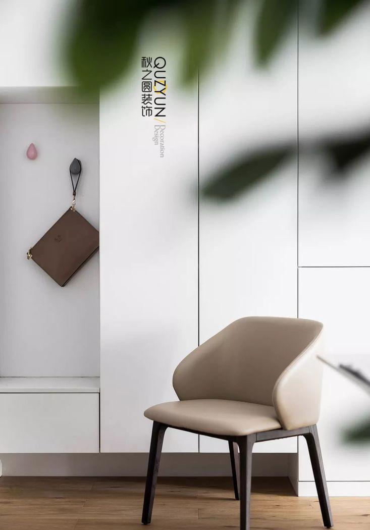 公园大厦 88 平现代简约设计,原木地板与无吊顶展现自然美感-1