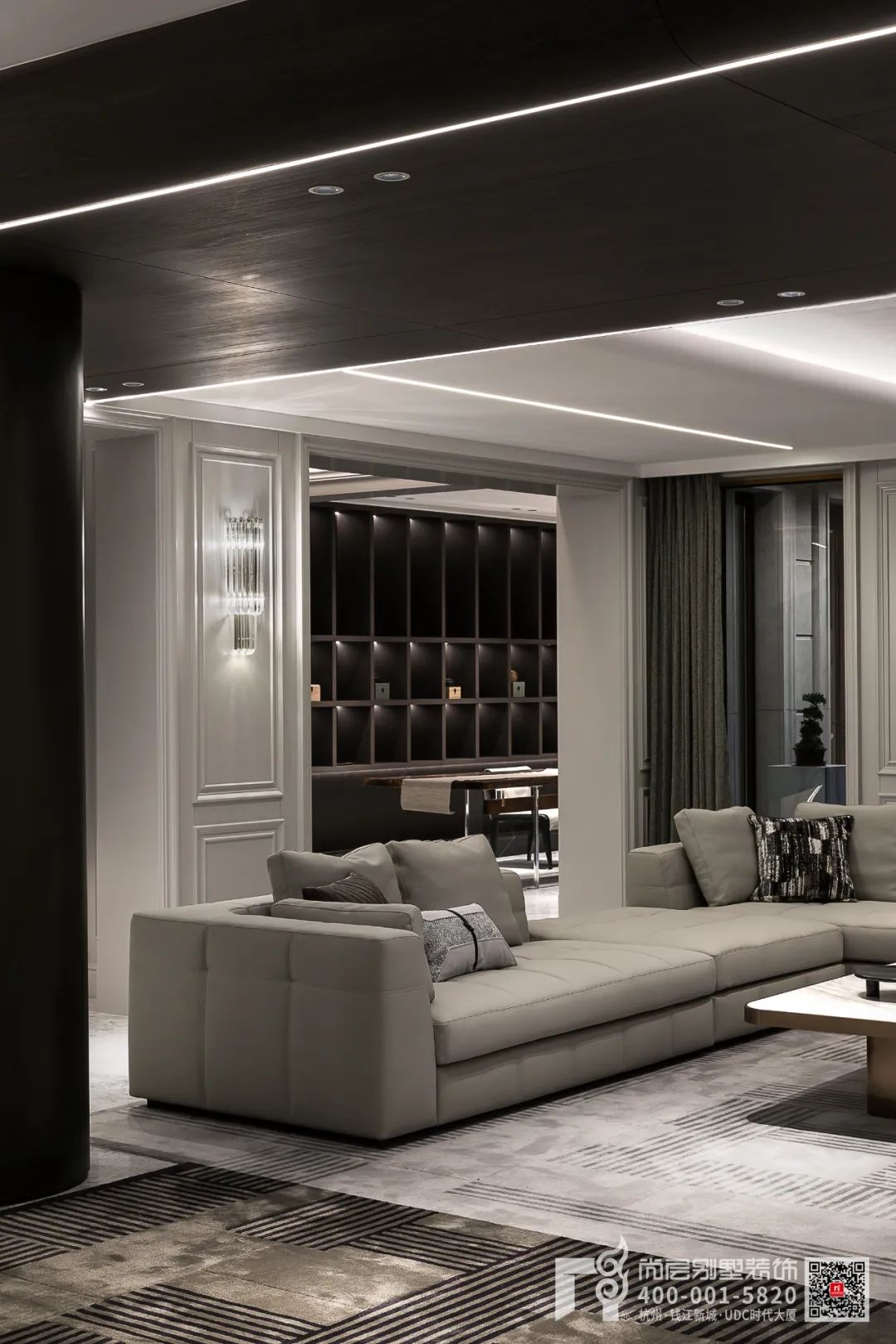 杭州香格里拉现代轻法大宅丨中国杭州丨杭州尚层装饰-22