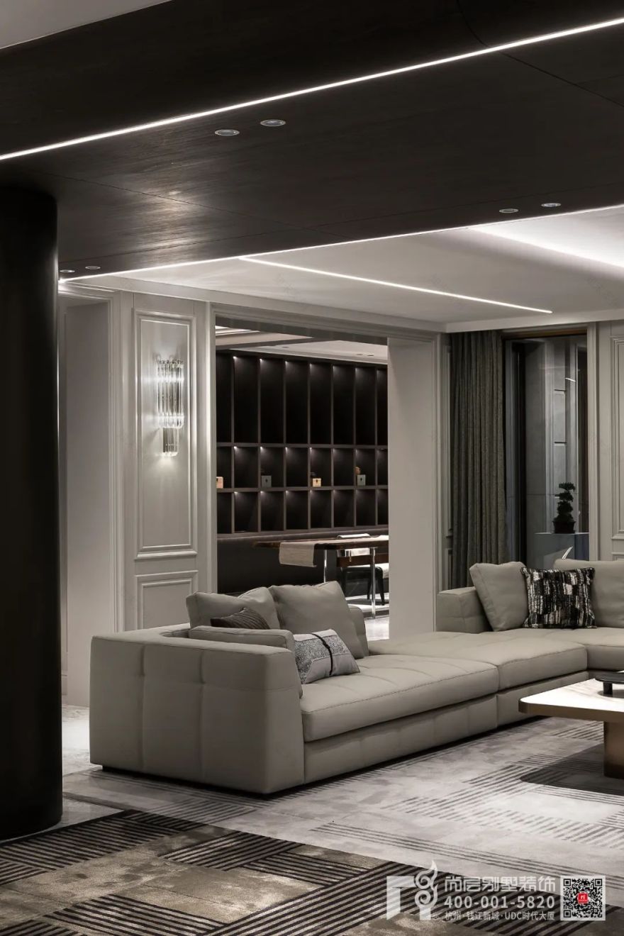 杭州香格里拉现代轻法大宅丨中国杭州丨杭州尚层装饰-22