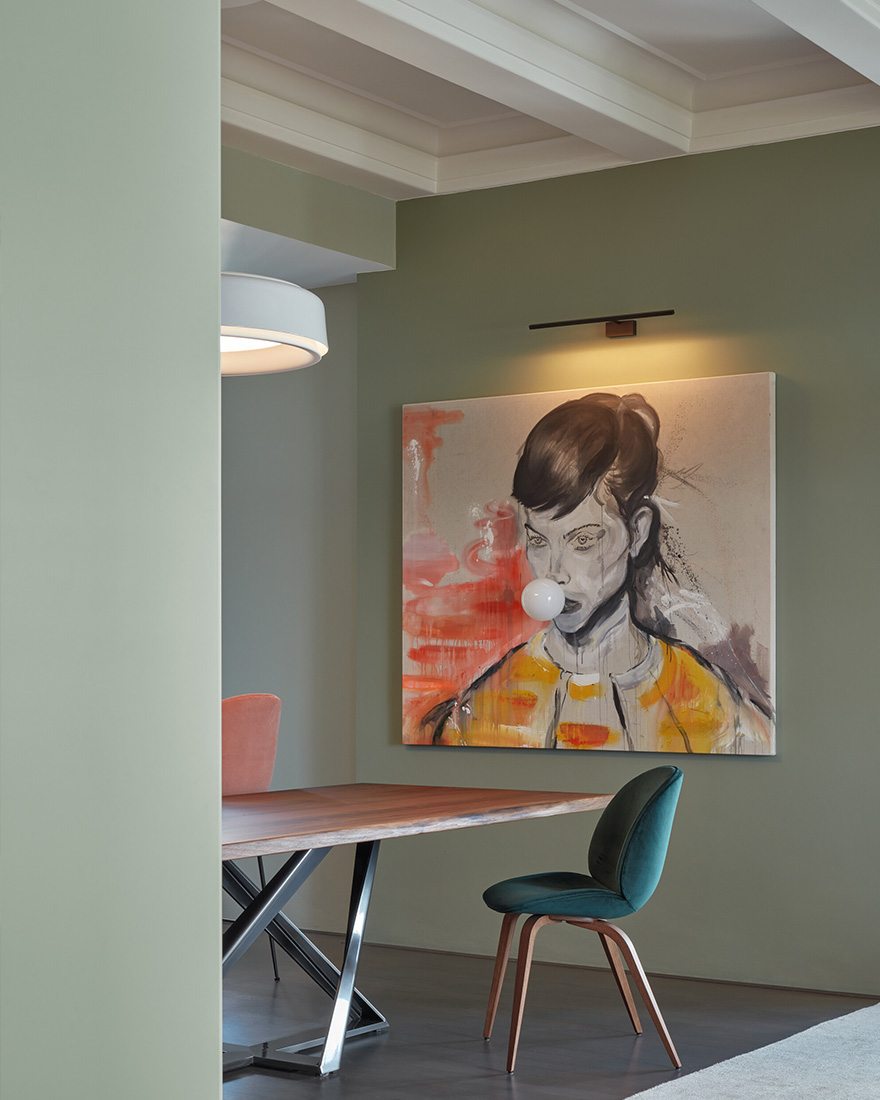 布拉格复古风格公寓,英伦雅致混搭艺术气息-6